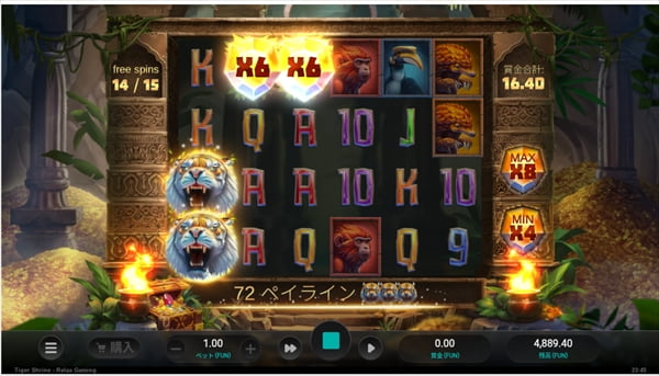 6倍6倍のマルチプライヤー