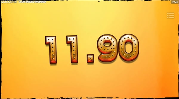11.90の配当